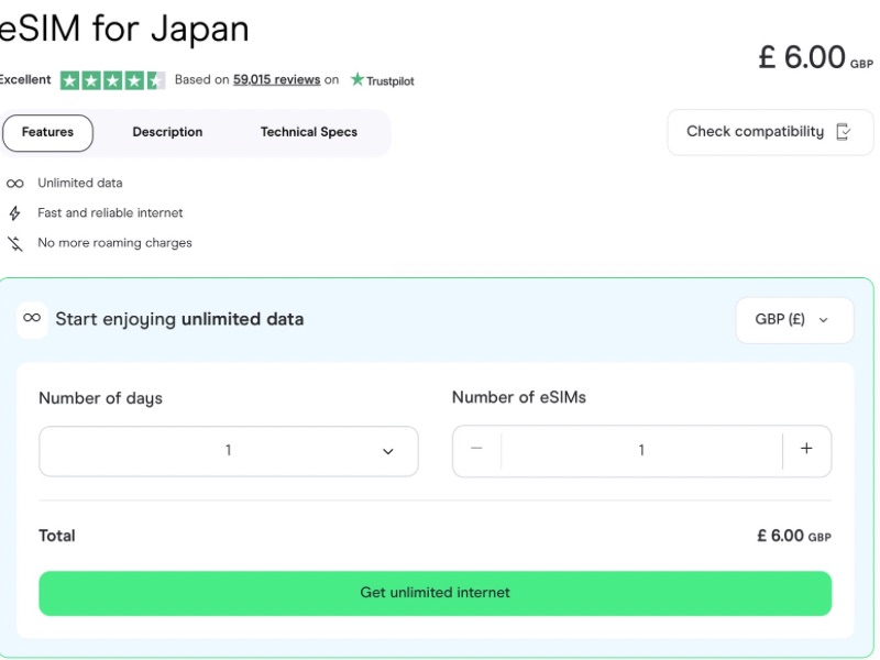 Holafly Japan eSIM